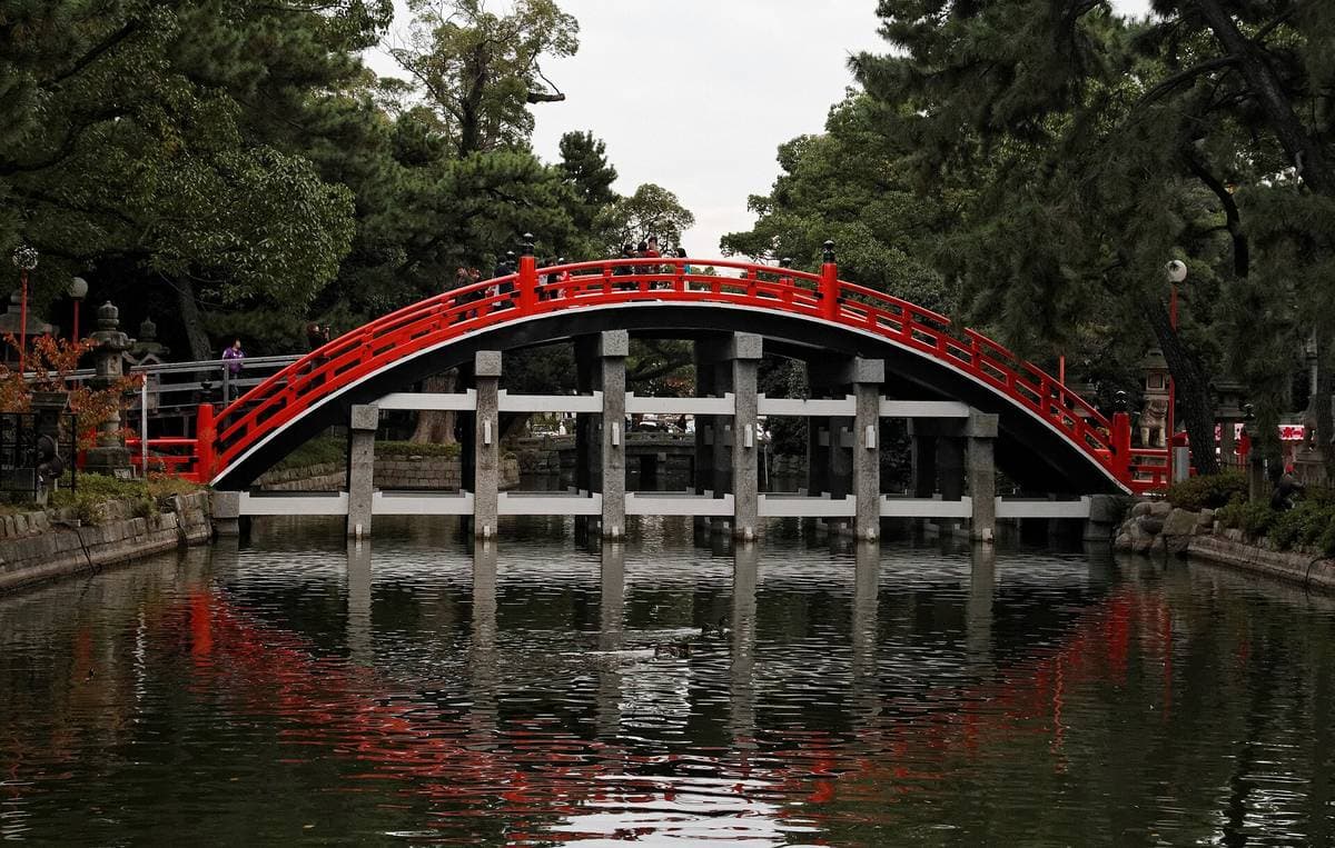 住吉大社の反橋(太鼓橋)